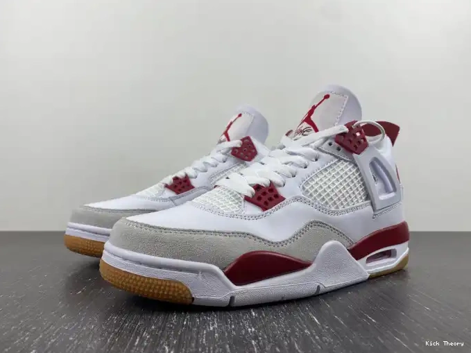 Kicked Out Shoe Store Jordan 4 Retro SB Pine Red DR5415-160 0625